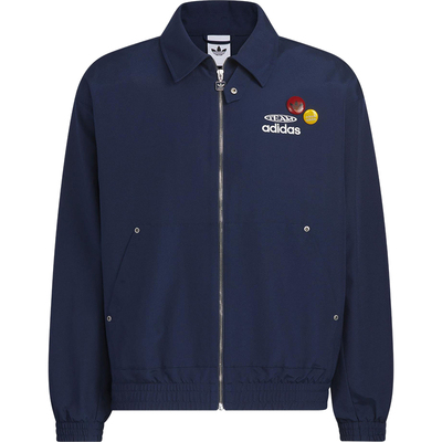 Adidas/阿迪达斯正品三叶草男士运动宽松翻领耐穿外套KC0135