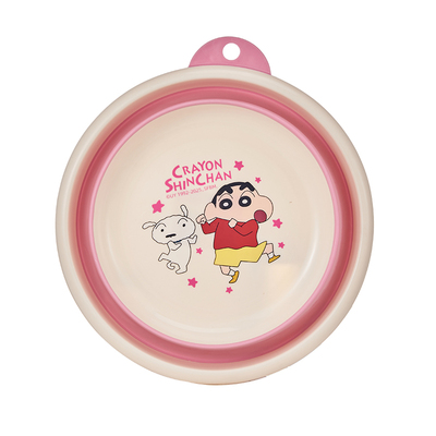 蜡笔小新可折叠洗脸盆儿童专用小脸盆男女孩便携式旅行洗屁屁家用