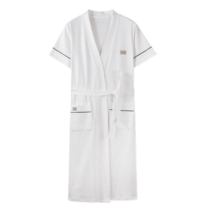 维多利亚睡袍女款2026新款夏季天短袖纯棉吸水速干浴袍晨袍家居服