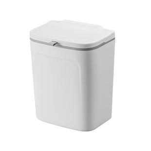 夹缝垃圾桶带盖卫生间壁挂式厕所窄小厨房分类家用挂墙大容量纸篓