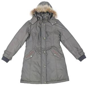 波顿2025秋冬季中长款白鸭绒羽绒服外套女显瘦连帽设计妈妈装