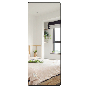 衣柜镜子推拉镜内装隐形内置旋转穿衣镜滑轨伸缩试衣镜折叠全身镜