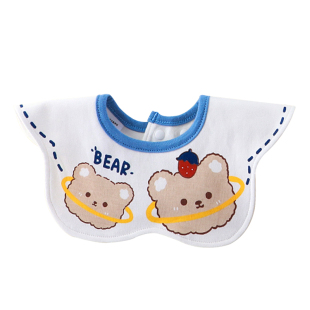 口水巾婴儿防水围嘴男宝宝a类纯棉围兜新生儿防吐奶口水兜围脖女