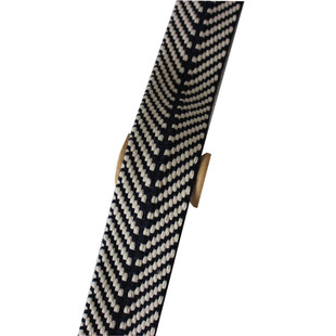 cottontime New 4cm涤棉加厚编织带箱包鞋辅料 彩色波纹提花带