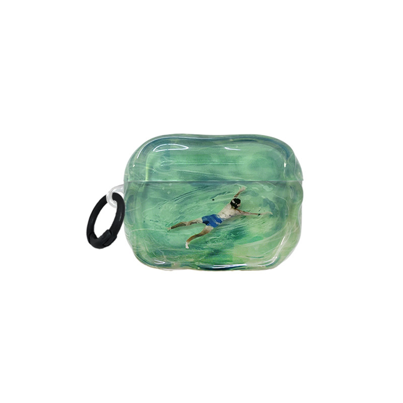 苹果AirPods4代Pro3半透明软壳