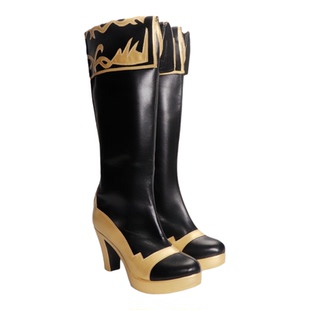 cosplay鞋赏金猎人厄运小姐女枪cos鞋定做大码增高高跟漫展动漫鞋