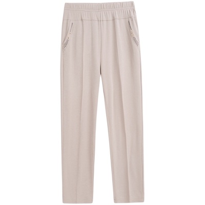 中老年风冰丝大码妈妈奶奶休闲裤