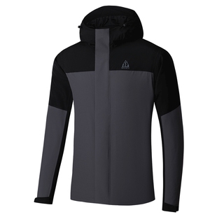 361山河衣雨屏冲锋衣男女三合一防风防水加绒外套户外登山服