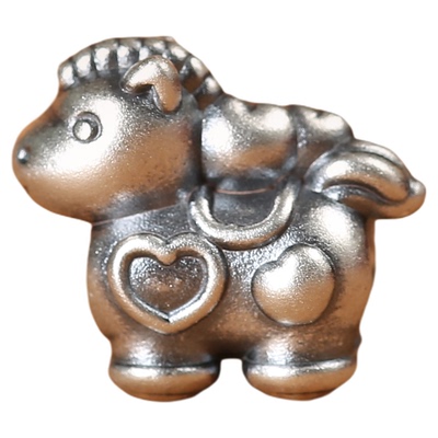 S999足银3D硬银复古配件