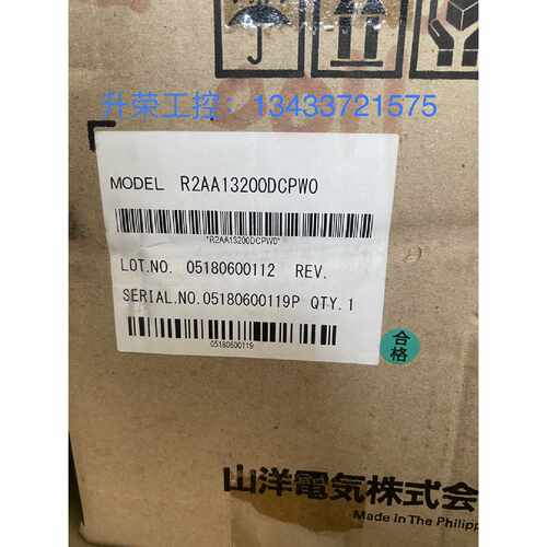 议价三洋伺服电机R2AA13200DCPW0 现货询价