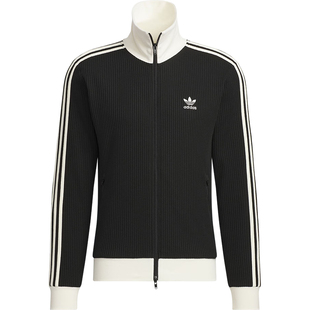 Adidas/阿迪达斯正品三叶草男女同款运动经典立领外套JW0110