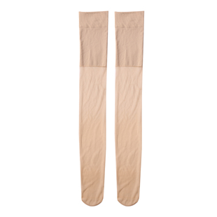 浪莎护膝丝袜女防勾丝空调袜套过膝袜半截防滑中筒长筒袜薄款夏季