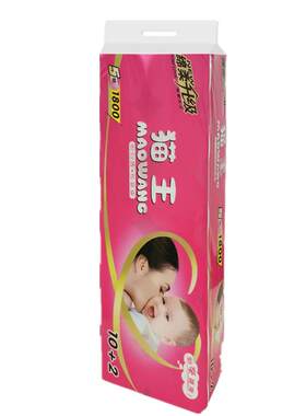 猫王卫生纸1800克卷纸妇婴用纸5层原生木浆纸12卷实心短款家庭装