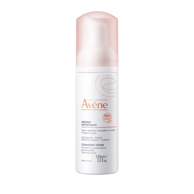 【自营】Avene/雅漾温和洁面慕斯洗面奶温和不刺激敏感肌150ml