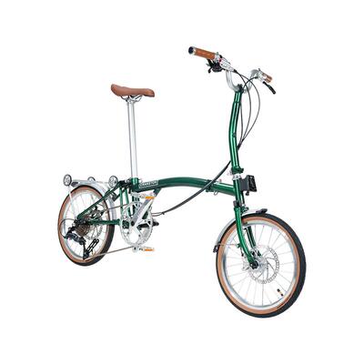 CRANSTON邮政绿碟刹三折叠自行车