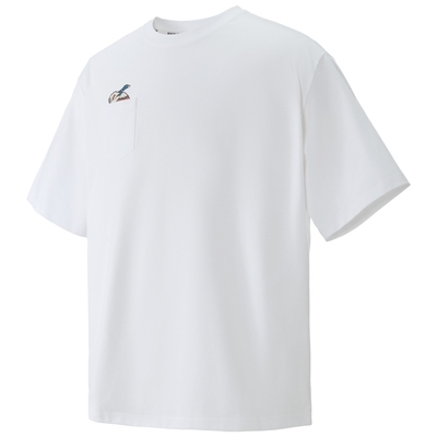 KOLON SPORT可隆短袖T恤日本艺术家NAIJEL合作口袋印花圆领上衣