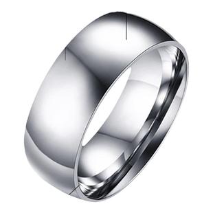 泰爱你时尚简约光面素身戒指简单个性时尚男女单身食指指环尾戒