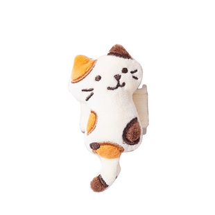 日本hapins挂件女生礼物书包电动车汽车安全带公仔玩偶回眸猫装饰