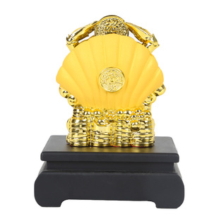 鼎风阁金贝通禄摆件沙金横行无忌客厅招财装饰礼品