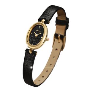 飞亚达倾城系列小金豆手表女款气质小金表女士手表小众