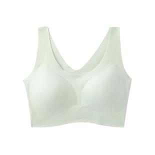 纯珂斯尼固定杯无痕美背公主内衣女小胸聚拢少女纯色背心式文胸罩