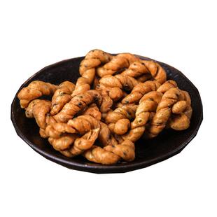 四川特产礼盒遂宁观音素小麻花包邮手工黑芝麻传统糕点零食品2盒