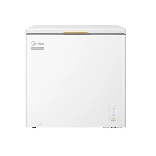美的家用小冰柜102/146/203升零下-40度减霜80%一级能效冷藏冷冻