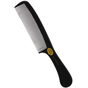 梳子嘉美黑色头梳耐热防静电美发顺发梳子塑料家用密齿刘海马尾梳