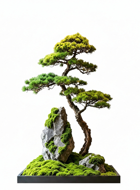 仿真迎客松大型假树松树