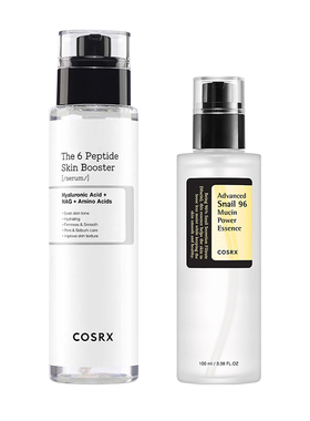 COSRX6胜肽+蜗牛精华限定组合保湿锁水焕活舒缓修护【部分临期】