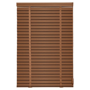 中古风木质木百叶窗帘遮光电动升降卷帘2025新款客厅书房实木隔断