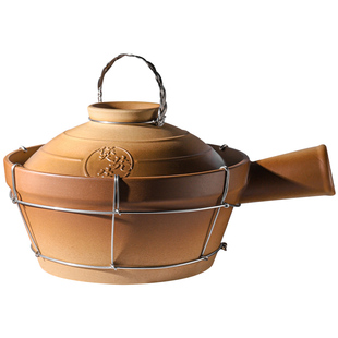 煲先生经典款复古大号单把陶土耐高温广东煲仔饭专用锅加大款