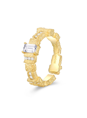 MonteLuna矿野系列拼接开口戒指