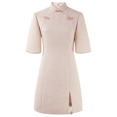 COCOON新中式流苏连衣裙