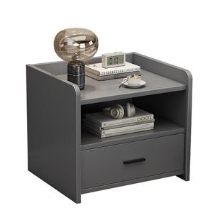 床头柜轻奢简约现代小型迷你置物架出租房卧室简易床边柜子储物柜