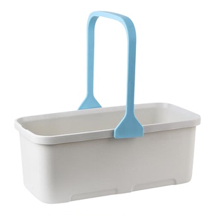 长方形搓洗拖把桶家用胶棉拖把筒平板拖布清洗筒手提清洁水桶商场