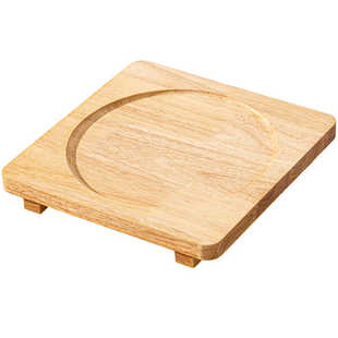 砂锅垫煲仔饭隔热木垫石锅铁板烧防烫垫板底座托盘橡木碗垫餐桌垫