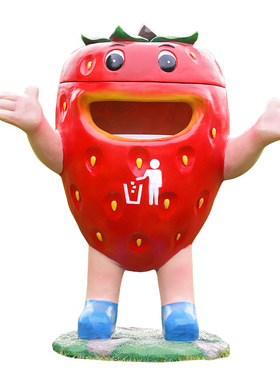 仿真草莓模型农场采摘园装饰摆件