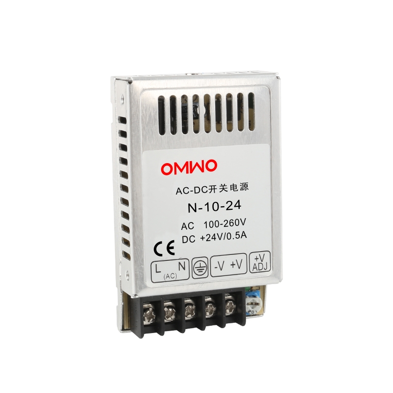 N-10-24 24V0.5A超薄型单组输出明维工业控制直流开关电源供应器