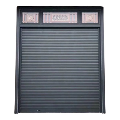 双层铝合金电动静音防盗卷闸门