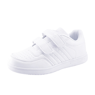 儿童白色运动鞋校鞋白波鞋休闲