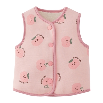 [抑菌]女童马甲秋冬季幼童保暖背心男童厚款儿童外套宝宝开衫马夹