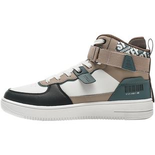 特步男鞋高帮板鞋男春季新款官方正品男士休闲鞋2026秋冬运动鞋