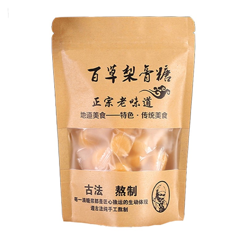 正宗百草手工熬制清凉薄荷味梨膏糖