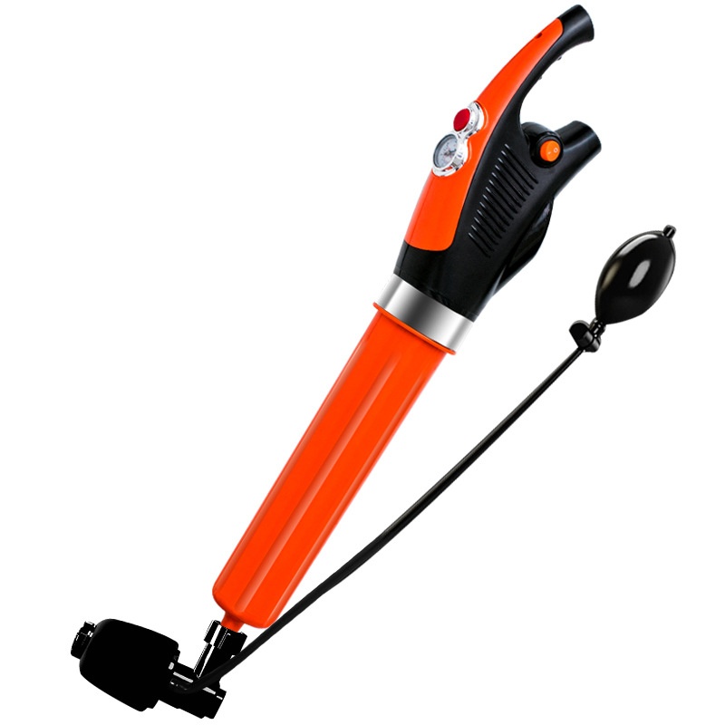 新款直销虎行电动马桶疏通器管道疏通器厕所地漏下水道一炮通