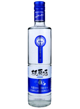 景忠山板栗酒42度500ml蓝标河北唐山迁西特产酒蒸馏配制酒