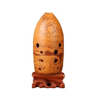 埙乐器初学者自学专业十孔陶埙岩纹七星埙10孔陨民族吹奏古乐器勋