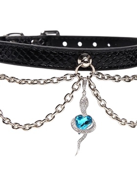 灵蛇项圈可刻字情侣礼物