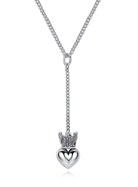 NATIVE STRANGER3D大皇冠心项链925银