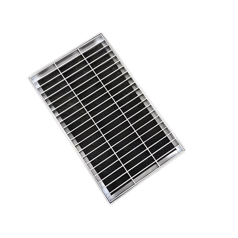 22互插型插接网格栅钢现货热镀锌方孔格栅钢格板插接下水道半